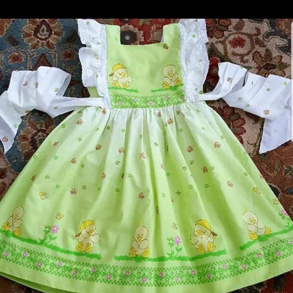 Vintage boutique handmade gorgeous dress 5 6 OOAK - Picture 1 of 3